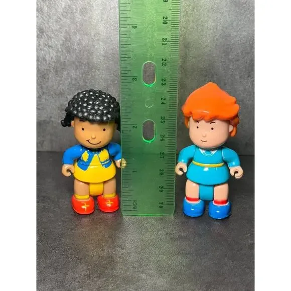 PBS Caillou Rosie and Clementine Figures 2.75” Poseable Toy Figure - Picture 2 of 4